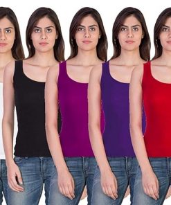 17Hills® Premium Pack of 5 Tank Top Vest Camisole Sando for Women,Girls