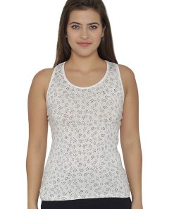 Clovia Women's Cotton Printed Tank Top with Racerback (Copy)