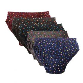 SILVER STORK Women's Cotton Printed Hipster Panties (Pack of 5; Colours May Vary